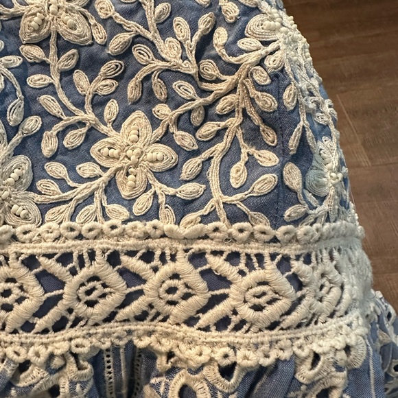 VERY RARE Payal Jain Emilia Embroidered Dress from Anthropologie. EUC. Size 0P - Picture 8 of 11